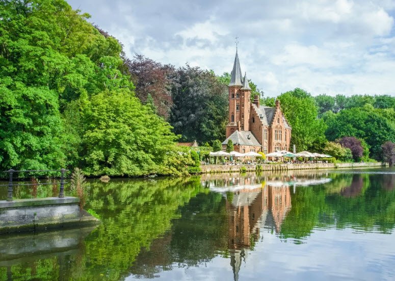 Kasteel Minnewater, Bruges, Belgium, Belgium